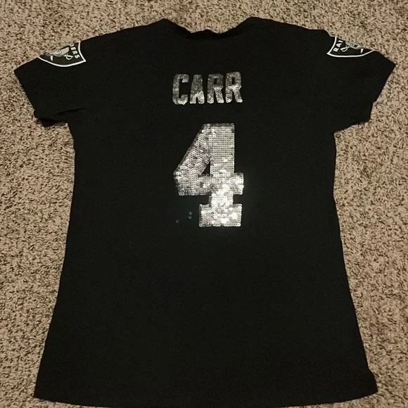 Raiders Carr #4 t-shirt - Picture 2 of 5